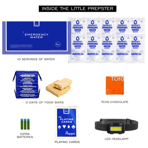 Preppi Prepster Black Ultra Luxe Survival Bag - IMBOLDN