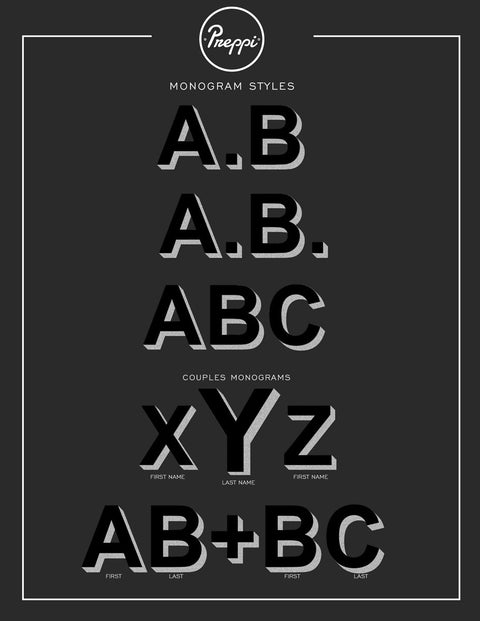  Preppi Prepster Ultra Advanced Custom Monogram Alphabet Style Sheet