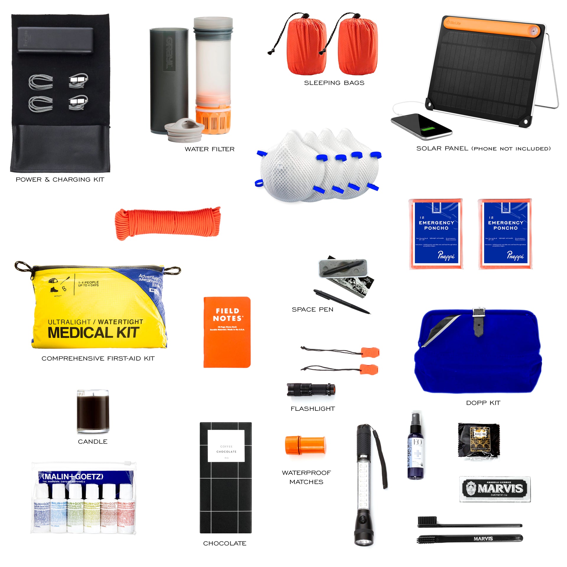 Fireproof Backpack Preppi - Emergency Preparedness Kit Bags